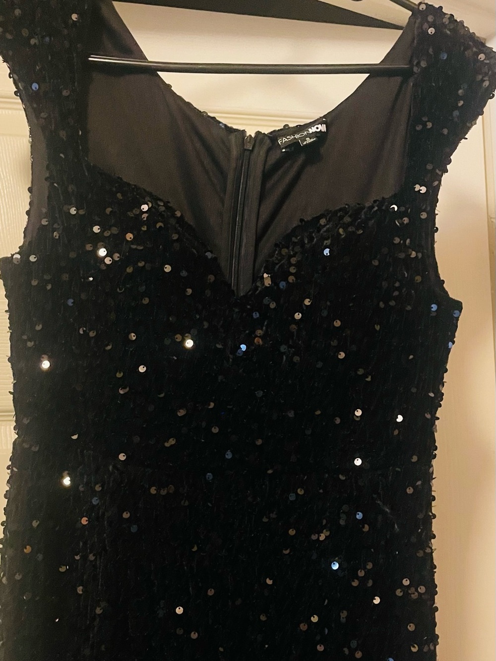 Sexy Black Sequin Special Occasion Formal Dress